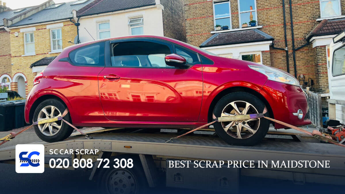 towing Scrap Car in Maidstone
