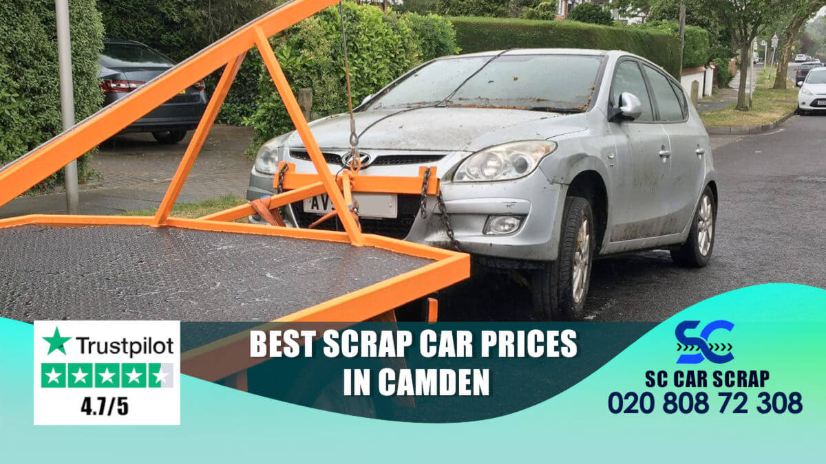 Scrap car in Camden - London