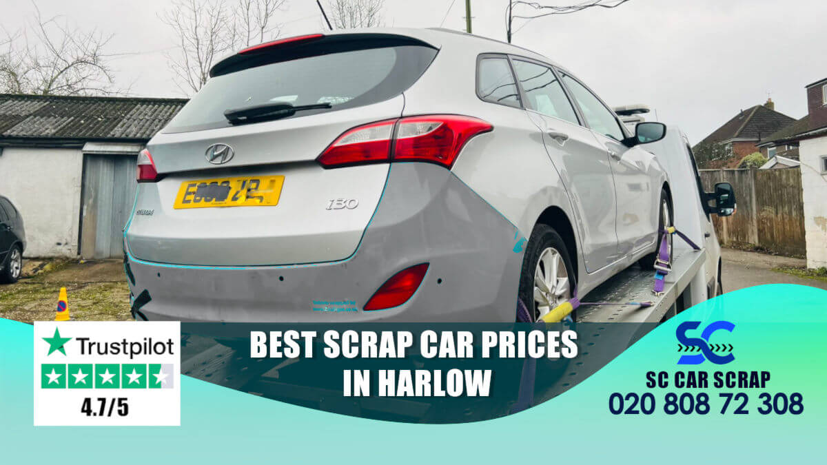 Scrap car in Harlow - Essex