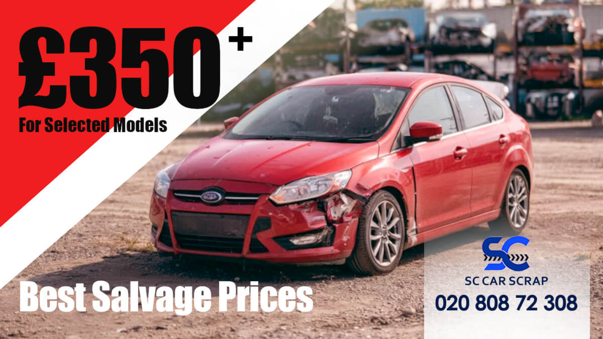 Salvage car in London