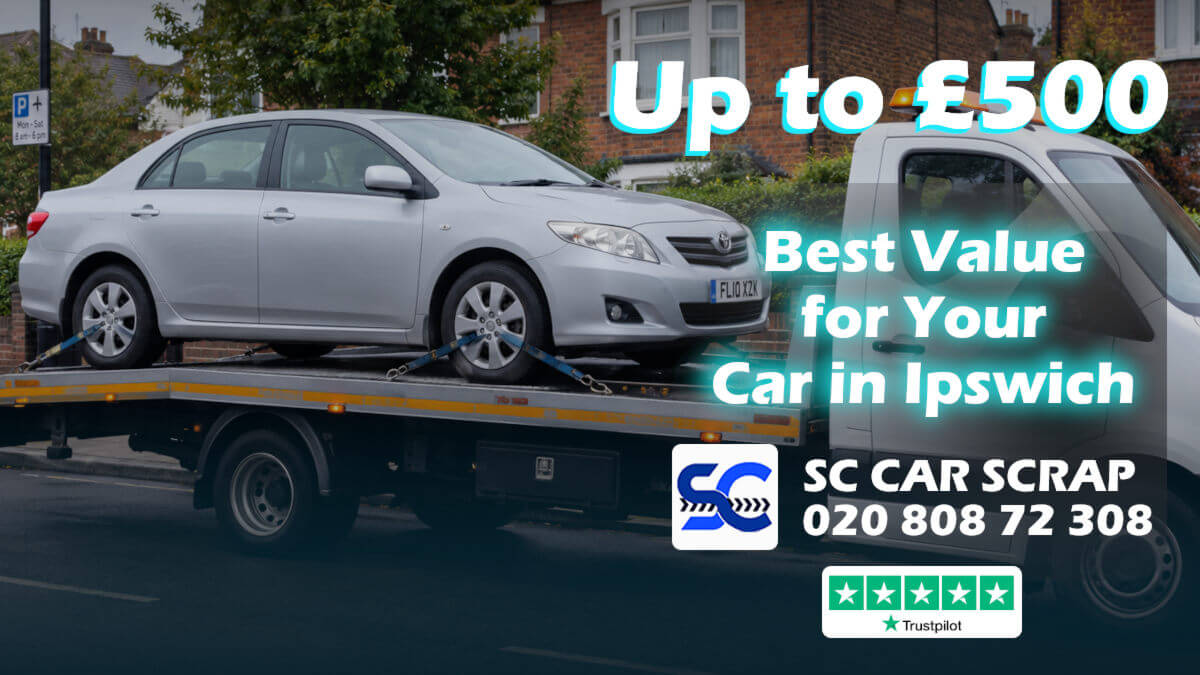 Scrap car in Ipswich